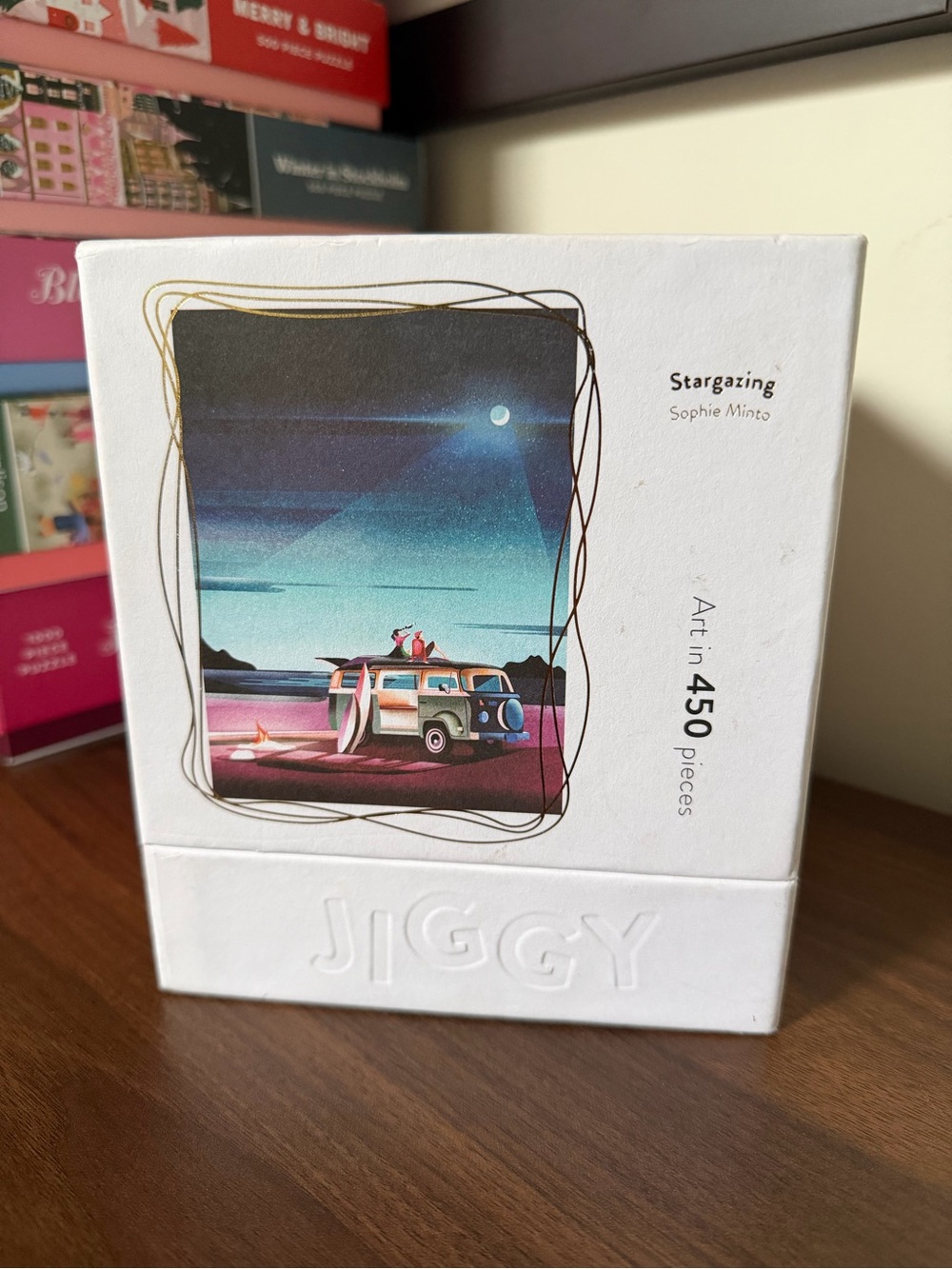 JIGGY Stargazing Sophie Minto 450 Piece Art Puzzle Complete